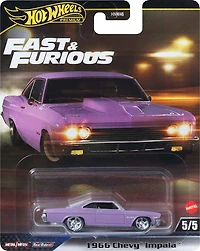 Hot Wheels Cars, Premium Fast & Furious 1966 Chevy Impala Sport Coupe
