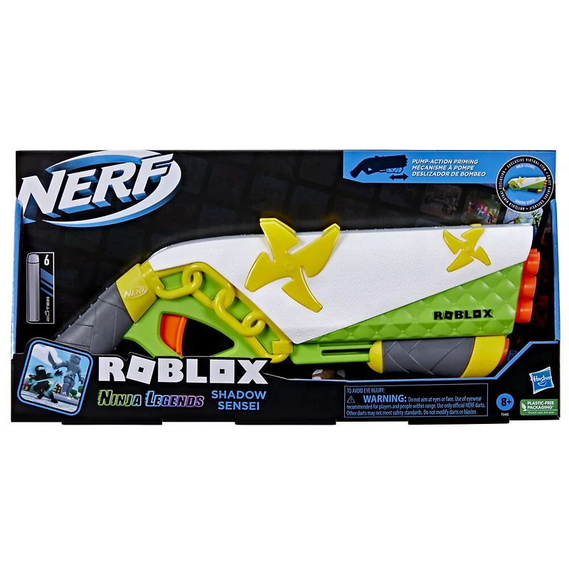Blaster à fléchettes Nerf Roblox Ninja Legends: Shadow Sensei - Notre exclusivité