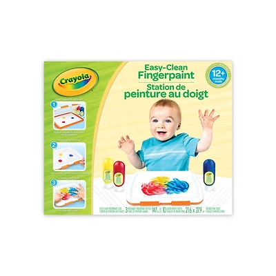Crayola Easy-Clean Fingerpaint Set