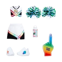 Panoplie de mode Rainbow High - thème de rallye sportif