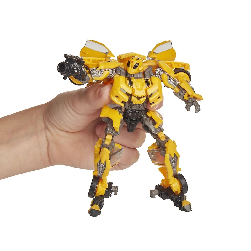 Jouets Transformers Studio Series 49, classe Deluxe, figurine Bumblebee du premier film Transformers