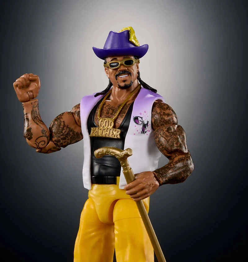 WWE Legends-Godfather-Figurine articulée de la collection Élite