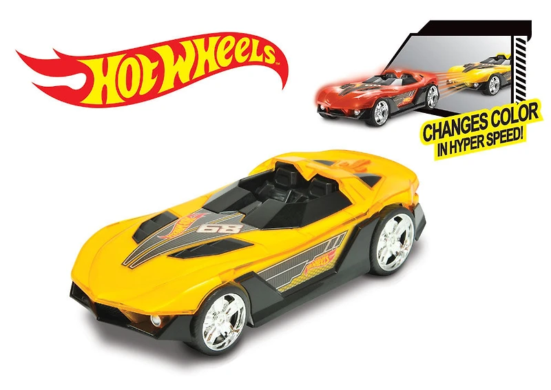 Hot Wheels - Véhicule Hyper Racer avec de sons et lumières