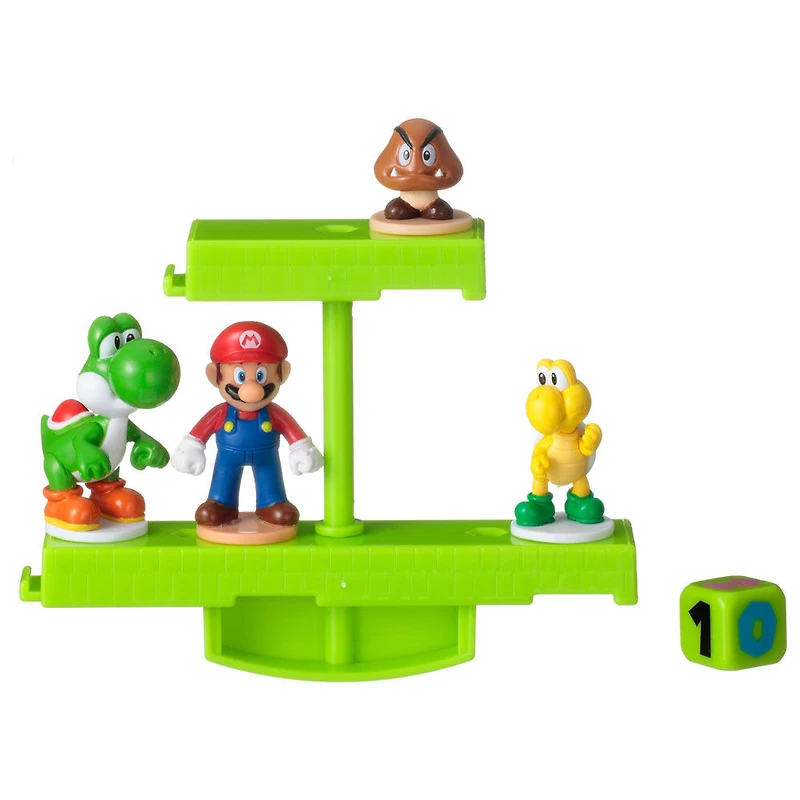 Epoch Games Super Mario Balancing Games, jeu d'adresse sur table avec figurines d'action Super Mario à collectionner
