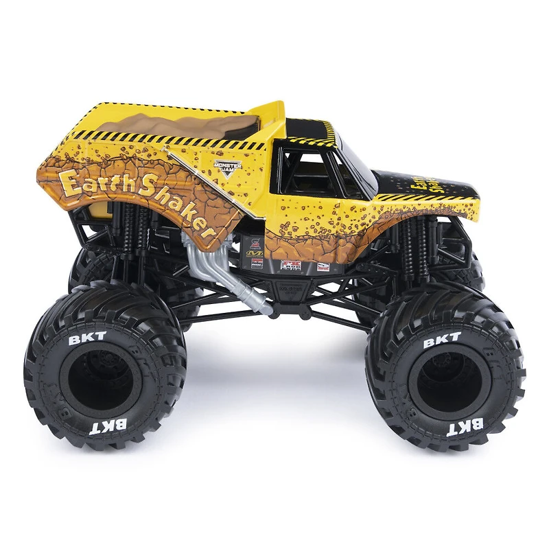 Monster Jam, Monster truck Earth Shaker officiel, véhicule en métal moulé à collectionner, échelle 1:24