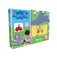 MEGAMAT - Peppa Pig ensemble de 6 tuiles pour tapis de jeu