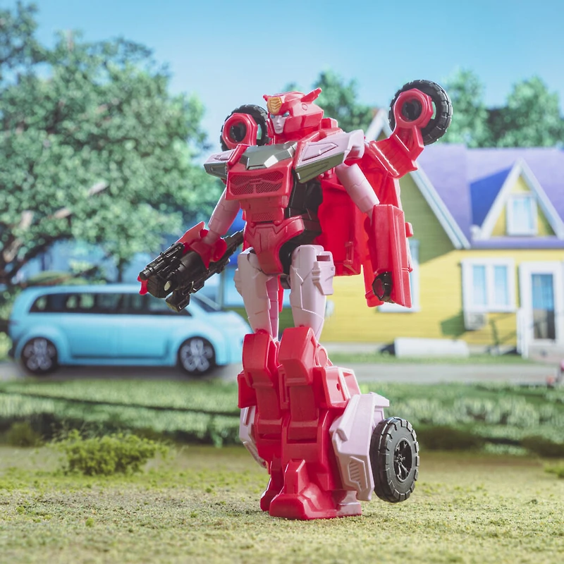 Transformers Toys EarthSpark Warrior Class Elita-1 Action Figure, 5-Inch, Robot Toys