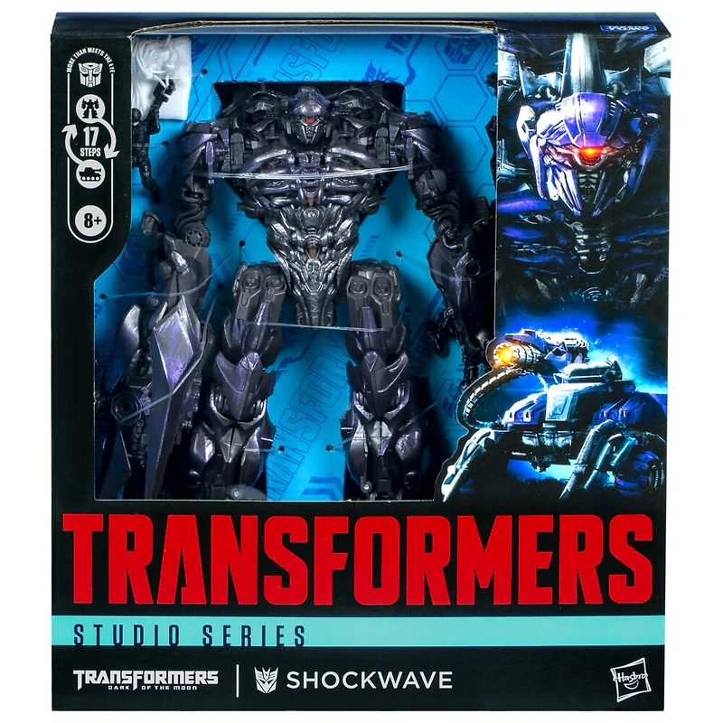 Transformers Generations Studio Series, figurine Shockwave classe Leader du film Transformers : La face cachée de la lune