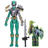 Power Rangers Dino Fury Ranger vert Armure Cosmic, figurine Power Rangers de 15 cm