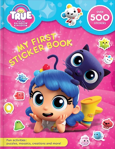 True and the Rainbow Kingdom: My First Sticker Book - English Edition