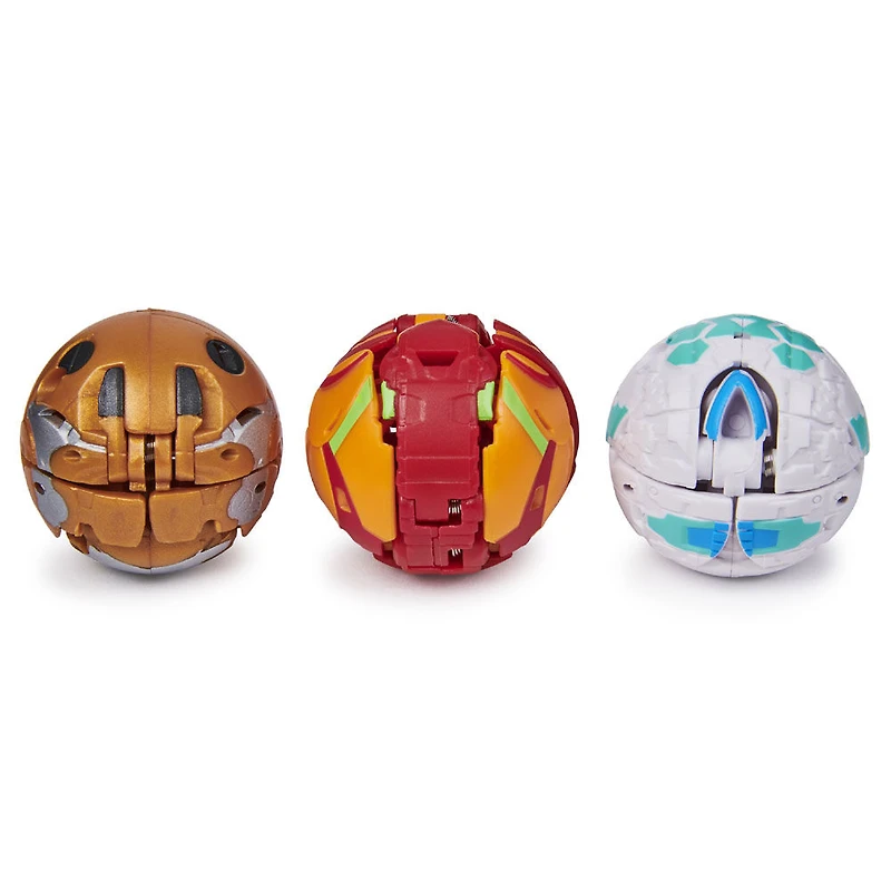 Bakugan, Starter Pack 3 personnages, Pyrus Phaedrus, Créatures transformables à collectionner