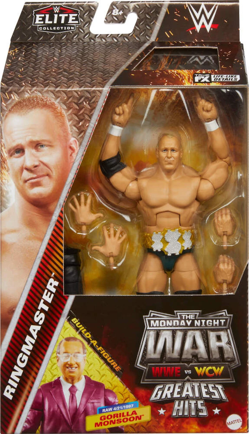 WWE-Figurine articulée Ringmaster Monday Night War