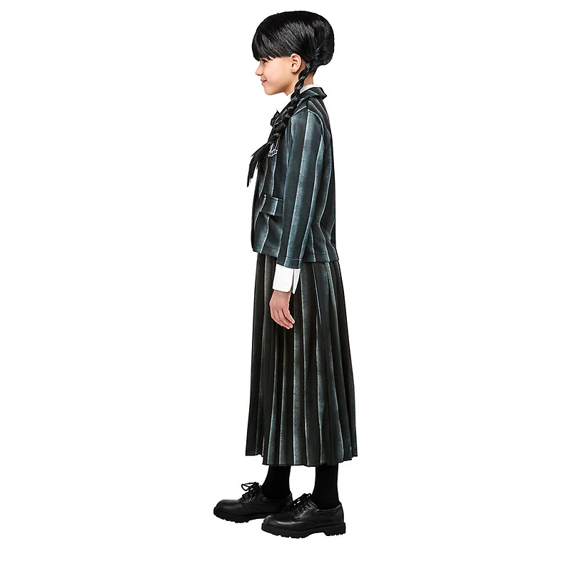 Costume d'uniforme scolaire Wednesday Addams taille moyen (8-10)