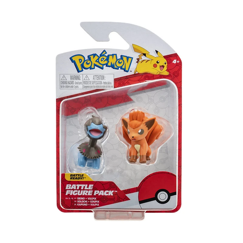 Pokémon Battle Figure 2-Pack - Vulpix & Deino