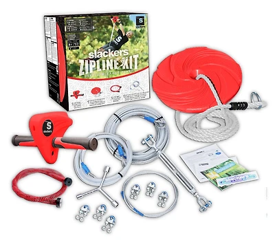 90Ft Zipline With Seat And Spring Brake