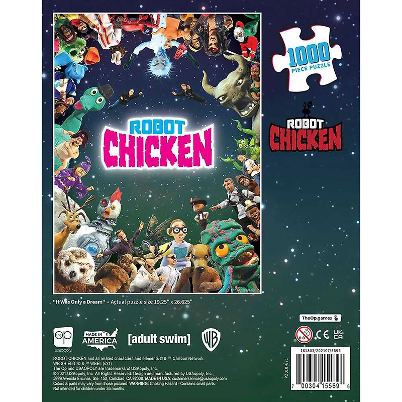 Robot Chicken "It Was Only a Dream" 1000 Piece Puzzle - English Edition