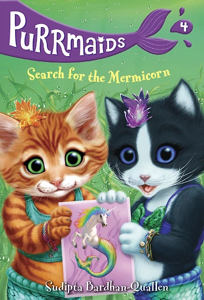 Purrmaids #4: Search for the Mermicorn - Édition anglaise