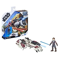 Star Wars Mission Fleet Expedition Class, Anakin Skywalker, Attaque en speeder BARC, figurine avec véhicule