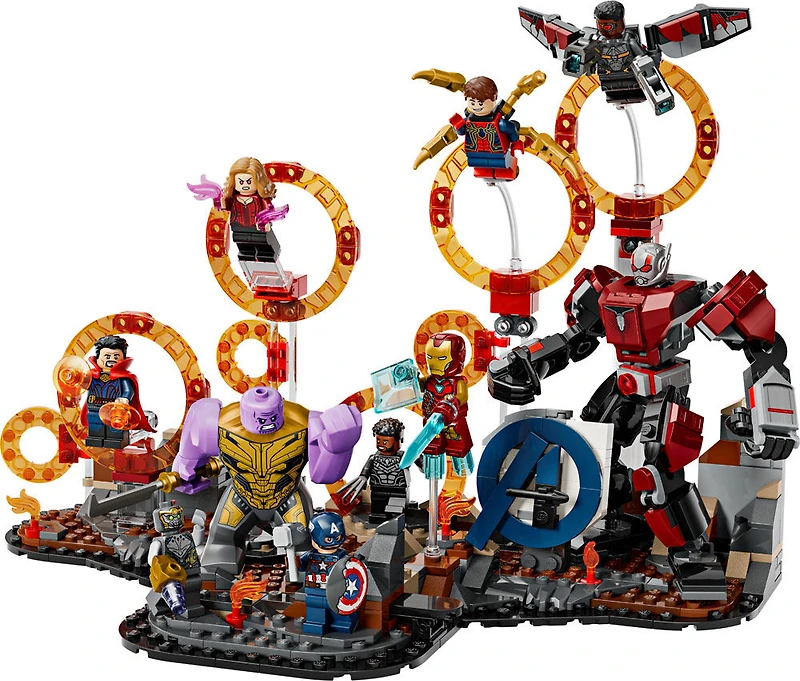 LEGO Marvel Avengers : Phase finale - Le dernier combat, Ensemble de jeu à construire avec figurines 76323