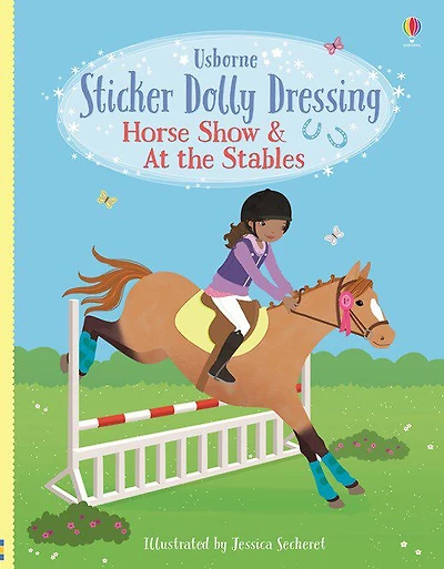 Sticker Dolly Dressing Horse Show And At The Stables - English Edition