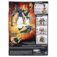 Power Rangers Dino Fury Zord Rasoir Mosa, jouet robot à transformation