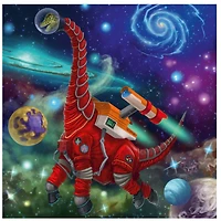 Ravensburger Dinosaurs in Space 49-Piece Jigsaw Puzzle (Set of 3)