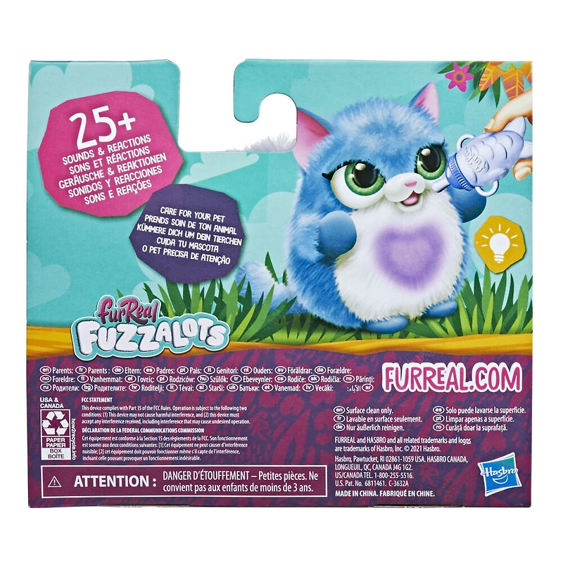 furReal Fuzzalots Kitty Color-Change Interactive Feeding Toy