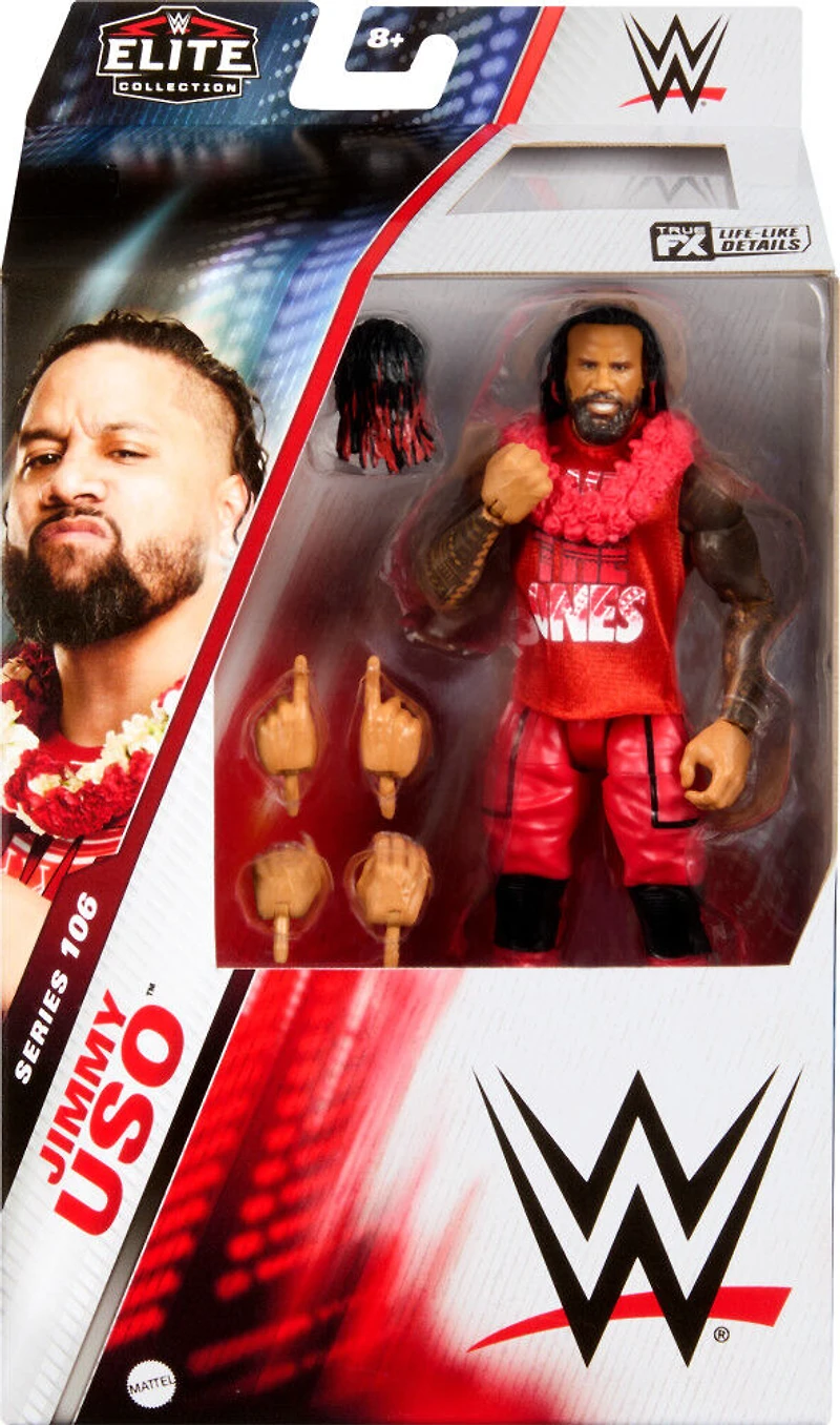 WWE-Jimmy Uso-Figurine articulée Élite 15cm de collection