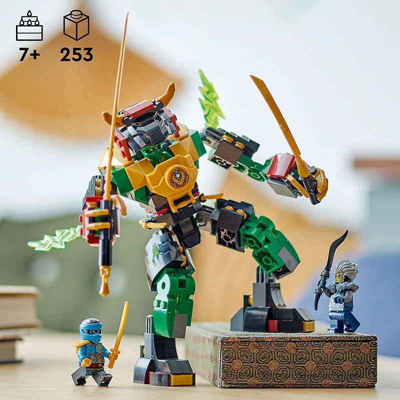 Jouet LEGO NINJAGO Le robot de pouvoir élémentaire de Lloyd 71817
