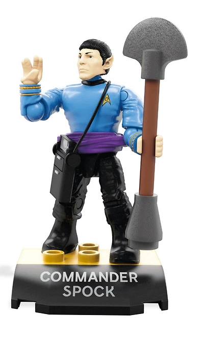 Mega Construx - Héros - Micro-figurine à assembler - Star Trek - Commandant Spock