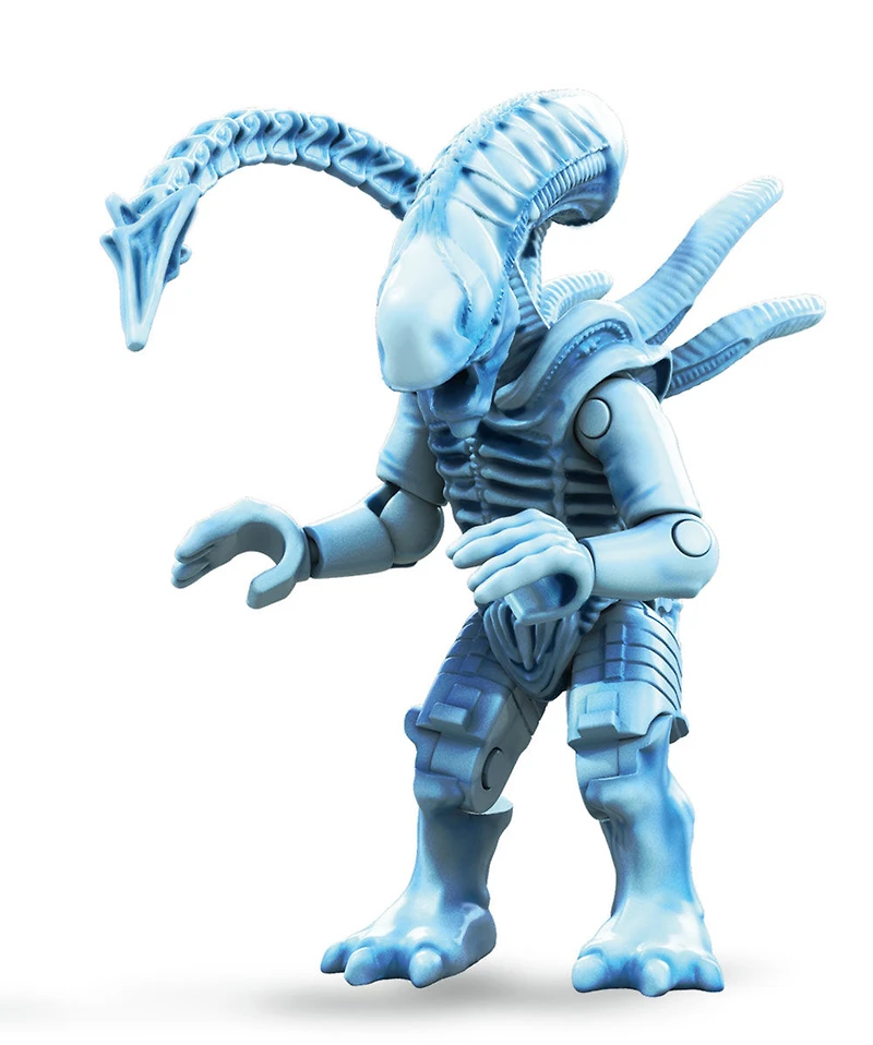 Mega Construx - Héros - Micro-figurine articulée - Xénomorphe bleu