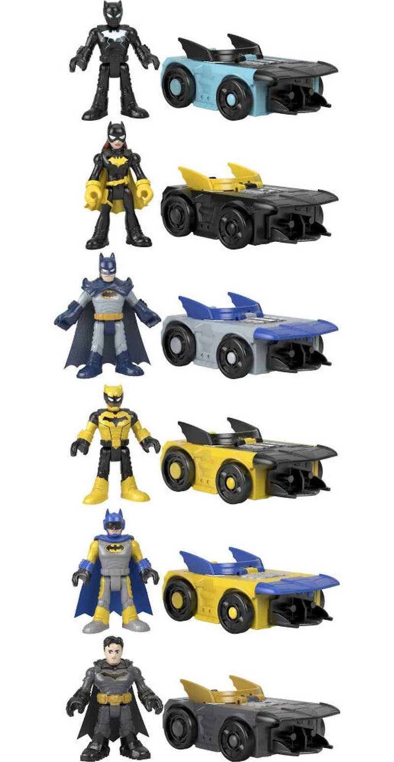 Imaginext - DC Super Friends - Slammers - Batmobile et figurine mystère