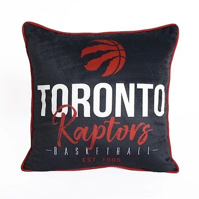 Coussin de basketball NBA Toronto Raptors (18 x 18 po