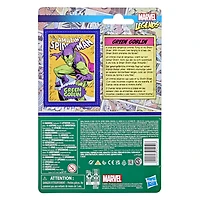Hasbro Marvel Legends Series 3.75-inch Retro 375 Collection Green Goblin Action Figure Toy, 2 Accessories