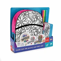 Out To Impress Colour Your Own Backpack and Pencil Case - English Edition - R Exclusive