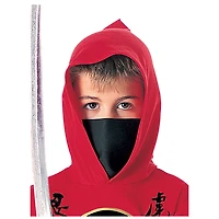 Red Ninja Costume Size Medium (8-10)
