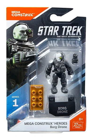 Mega Construx - Héros - Figurine à assembler - Star Trek - Drone Borg