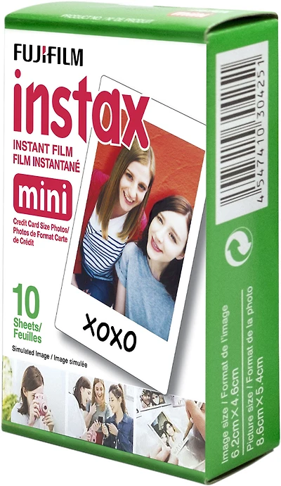 Film instantané Instax Mini de Fujifilm - Paquet simple (10 POS)