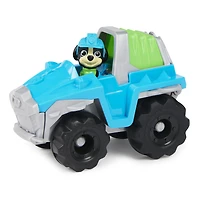 Paw Patrol, Véhicule Dinosaur Rescue Vehicle de Rex avec figurine articulée à collectionner