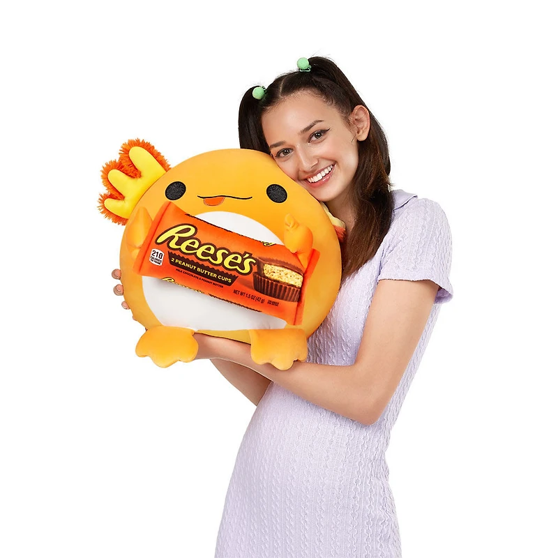 Snackles Super Sized Axolotl 14 pouces Snackle par Zuru