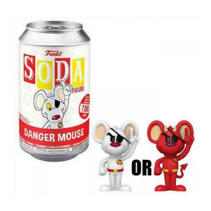 Figurine en Vinyle Danger Mouse with Evil Chasepar Funko SODA!