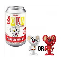 Figurine en Vinyle Danger Mouse with Evil Chasepar Funko SODA!