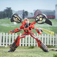 Transformers EarthSpark, figurine Terran Twitch classe Deluxe de 12,5 cm, jouet robot