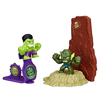 Marvel Stunt Squad, Hulk contre Abomination, coffret de figurines de 3,5 cm