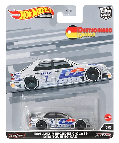 Hot Wheels Car Culture Circuit Legends 94 Mercedez C-Class DTM Vehicle