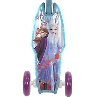 Trottinette préscolaire à 3 roues électro-légère pour enfants Reines des Neiges 2, blanc