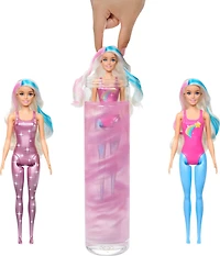 Barbie Color Reveal Doll with 6 Surprises, Rainbow Galaxy Series
