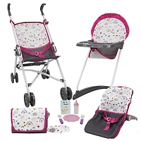 Ensemble de jeu pour poupée 509 Rainbow Fun de 9 pièces, Rainbow Fun - Notre exclusivité