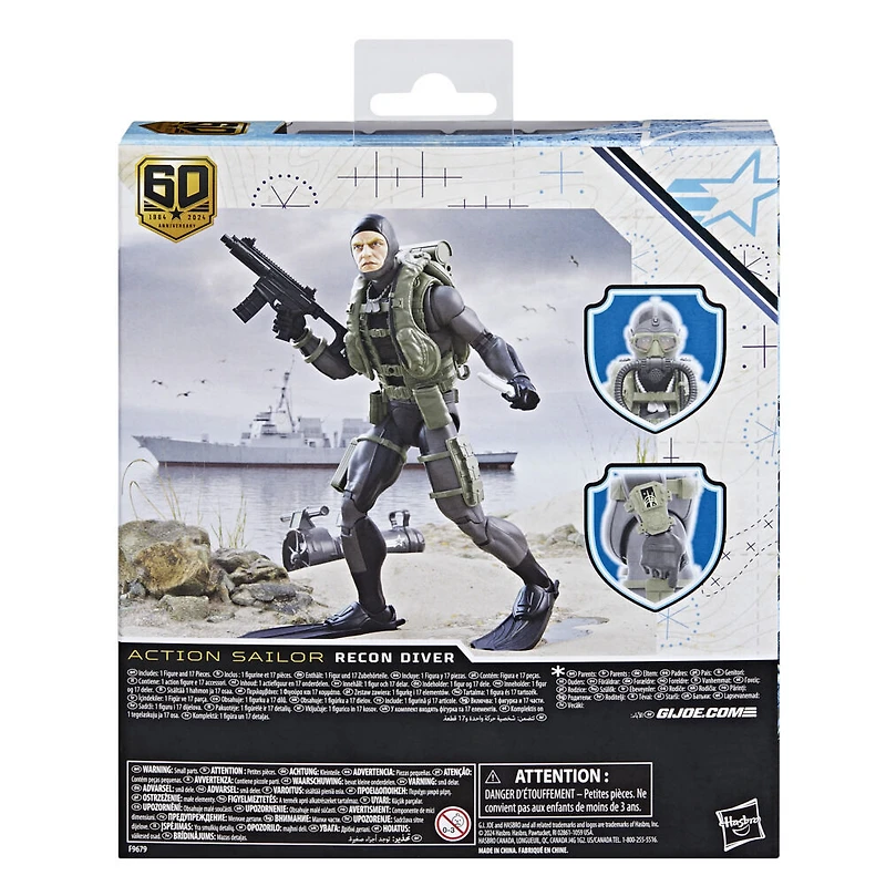 G.I. Joe Classified Series 60th Anniversary Action Sailor - Recon Diver Action Figure