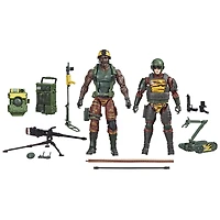 G.I. Joe Classified Series 126, Tiger Force Roadblock et Tripwire avec M.A.C.L.E.O.D., figurines articulées